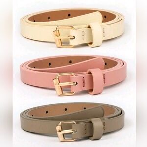 NEW - 3 Women's Belts